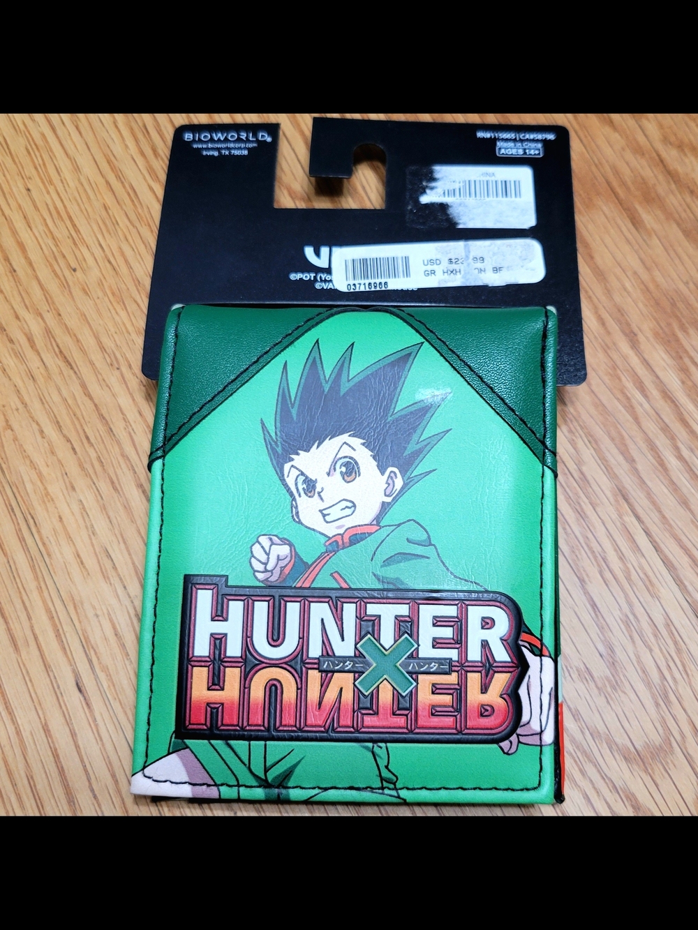 Bioworld Green Hunter x Hunter Card Holder